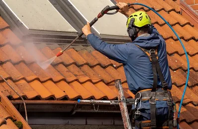 Démoussage et hydrofuge de toiture à Marche